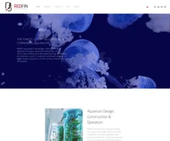 Red-Fin.com(RedFin Aquarium Design) Screenshot