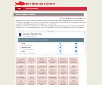 Red-Herring.info(Red Herring answers for all puzzle levels) Screenshot
