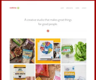 Red-Lime.com(A creative studio with a twist) Screenshot