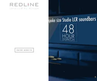 Red-Line.co.uk(Redline UK distributors of Amina and Artison Speakers) Screenshot