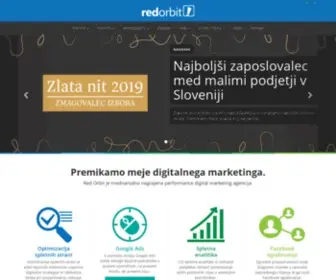 Red-Orbit.si(Performance digital marketing agencija) Screenshot
