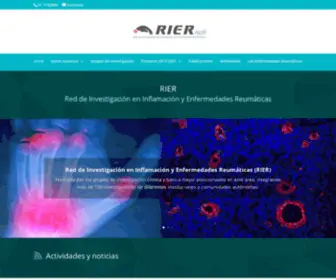 Red-Rier.org(Red RIER. Investigación de enfermedades reumáticas) Screenshot