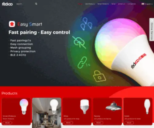 Red100-Lighting.com(Red 100 Lighting) Screenshot