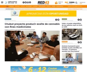 Red43.com.ar(Multimedio lider en noticias de la ciudad de Esquel) Screenshot