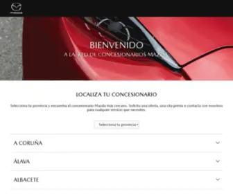 Redconcesionariosmazda.es(Red de Concesionarios Mazda España) Screenshot