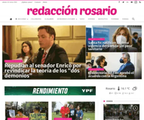 Redaccionrosario.com.ar(Redacción Rosario) Screenshot