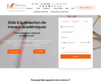 Redaction-Memoire.fr(Acheter un mémoire en ligne) Screenshot