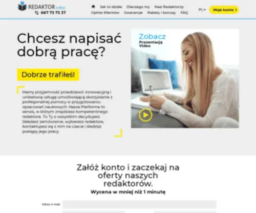 Redaktor-Online.pl(Praca magisterska) Screenshot