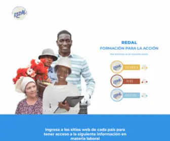 Redal.org(Centro de solidaridad) Screenshot