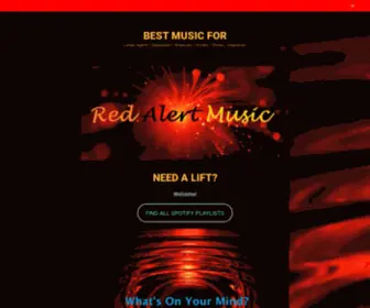 Redalertmusic.com(Lonely Nights) Screenshot