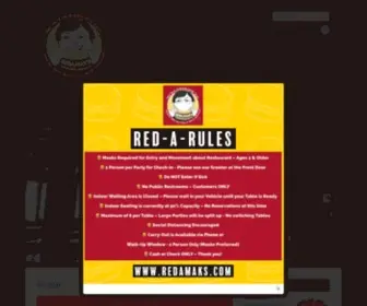 Redamaks.com(The Hamburger that made New Buffalo) Screenshot