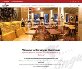 Redangus.ro(Red Angus Restaurant in Bucuresti) Screenshot