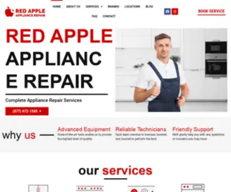 Redappleappliancerepair.com(Appliance Repair Service) Screenshot