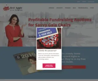 Redappleauctions.com(Fundraising gala auctioneer Sherry Truhlar) Screenshot