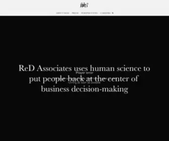 Redassociates.com(ReD Associates) Screenshot
