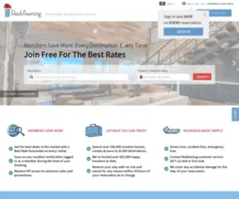 Redawning.com(We've got your vacation rental covered) Screenshot