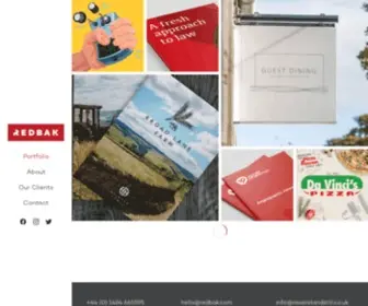 Redbak.com(Design, Brand & Marketing Agency) Screenshot