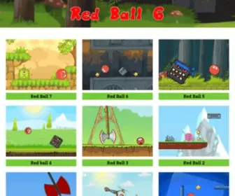 Redball6.com(Red Ball) Screenshot