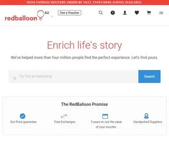 Redballoon.com.au(Enriching Experiences & Gifts) Screenshot