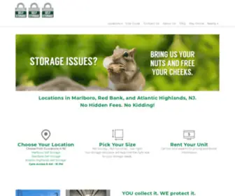 Redbankselfstorage.com(Self Storage in Atlantic Highlands) Screenshot