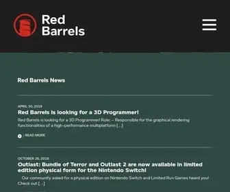 Redbarrelsgames.com(Red Barrels) Screenshot
