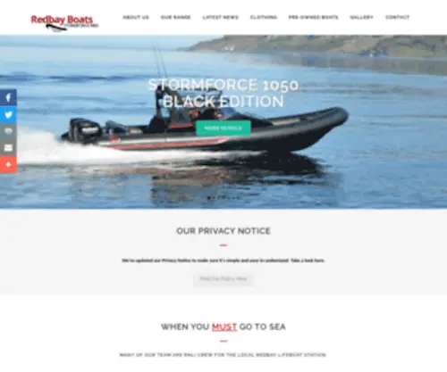 Redbayboats.com(Redbay Boats) Screenshot