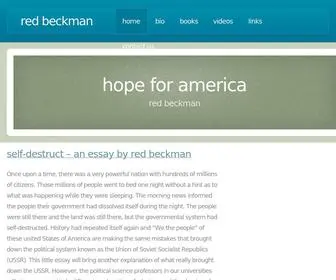 Redbeckman.com(Red Beckman) Screenshot