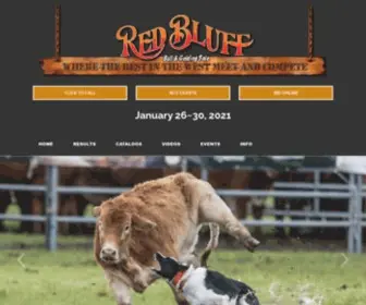 Redbluffbullsale.com(Red Bluff Bull and Gelding Sale) Screenshot