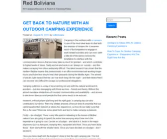 Redboliviana.com(RV Campers Resource & Tools For Traveling RVers) Screenshot