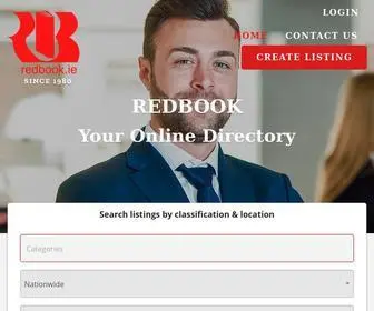 Redbook.ie(Business Directory Ireland) Screenshot