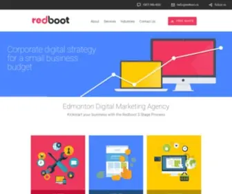 Redboot.ca(Home page) Screenshot