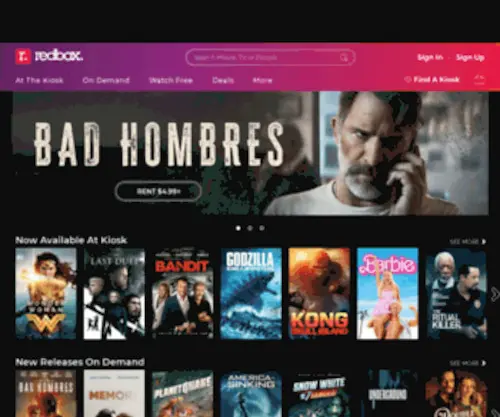Redbox.com(Rent Movies Online) Screenshot