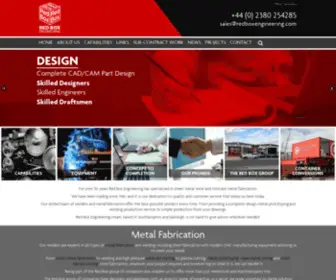 Redboxengineering.com(Metal Fabrication) Screenshot