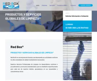 Redboxmexico.com.mx(Empresa de Limpieza) Screenshot