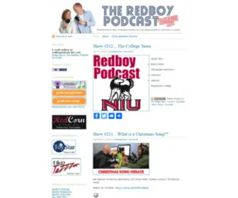 Redboypodcast.com(The Redboy Podcast) Screenshot