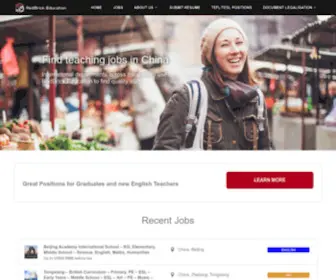 Redbrick.education(Teaching jobs in China) Screenshot