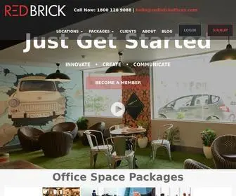 Redbrickoffices.com(Coworking Serviced Office Space for Rent) Screenshot