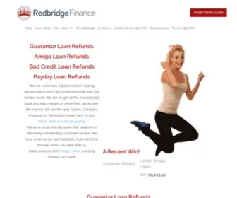 Redbridgefinance.co.uk(Amigo Loan Refund Specialists) Screenshot