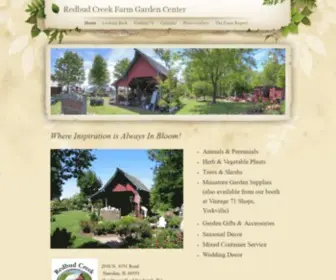 Redbudcreekfarm.com(Redbud Creek Farm Garden Center) Screenshot