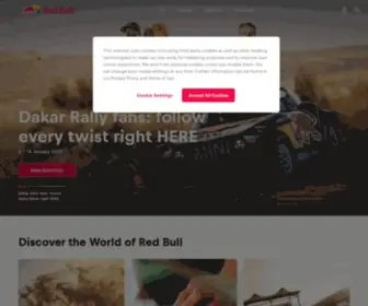 Redbullmea.com(Red Bull Gives You Wings) Screenshot