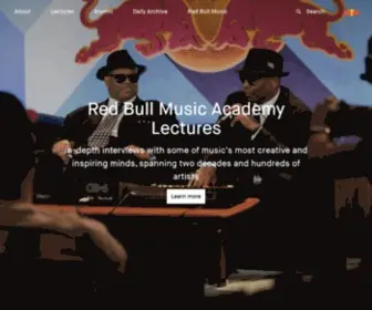 Redbullmusicacademy.com(Red Bull Music Academy) Screenshot