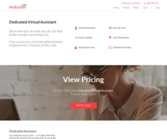 Redbutler.com(Delegated (formerly Red Butler) Virtual Assistants Can Save You Countless Hours Every Week) Screenshot