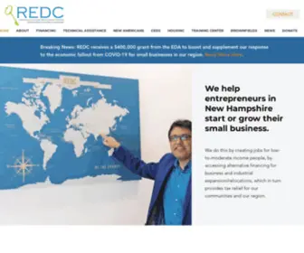 Redc.com(Regional Economic Development Center) Screenshot