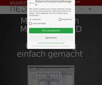 Redcad.ch(RED CAD Solutions AG) Screenshot