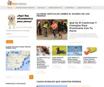 Redcanina.es(Playas) Screenshot