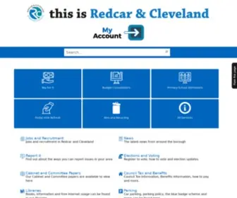 Redcar-Cleveland.gov.uk(Redcar and Cleveland Borough Council) Screenshot
