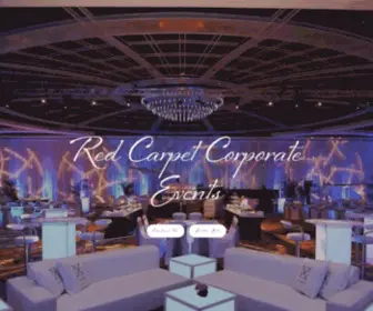 Redcarpetcorporateevents.com(Red Carpet Corporate Events) Screenshot