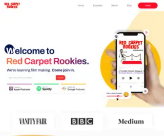 Redcarpetrookies.com(Red Carpet Rookies) Screenshot