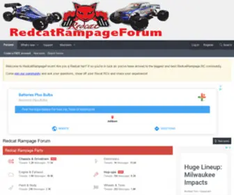 Redcatrampageforum.com(Redcat Rampage Forum) Screenshot