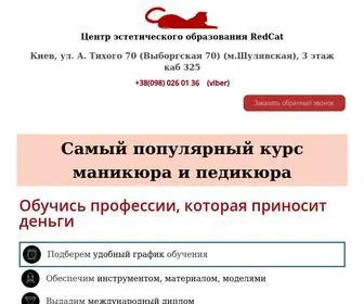 Redcatschool.com.ua(Курсы) Screenshot